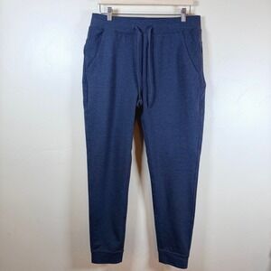 Birddogs Boom Lined Joggers Men's L Navy Performance Stretch Activewear Lounge